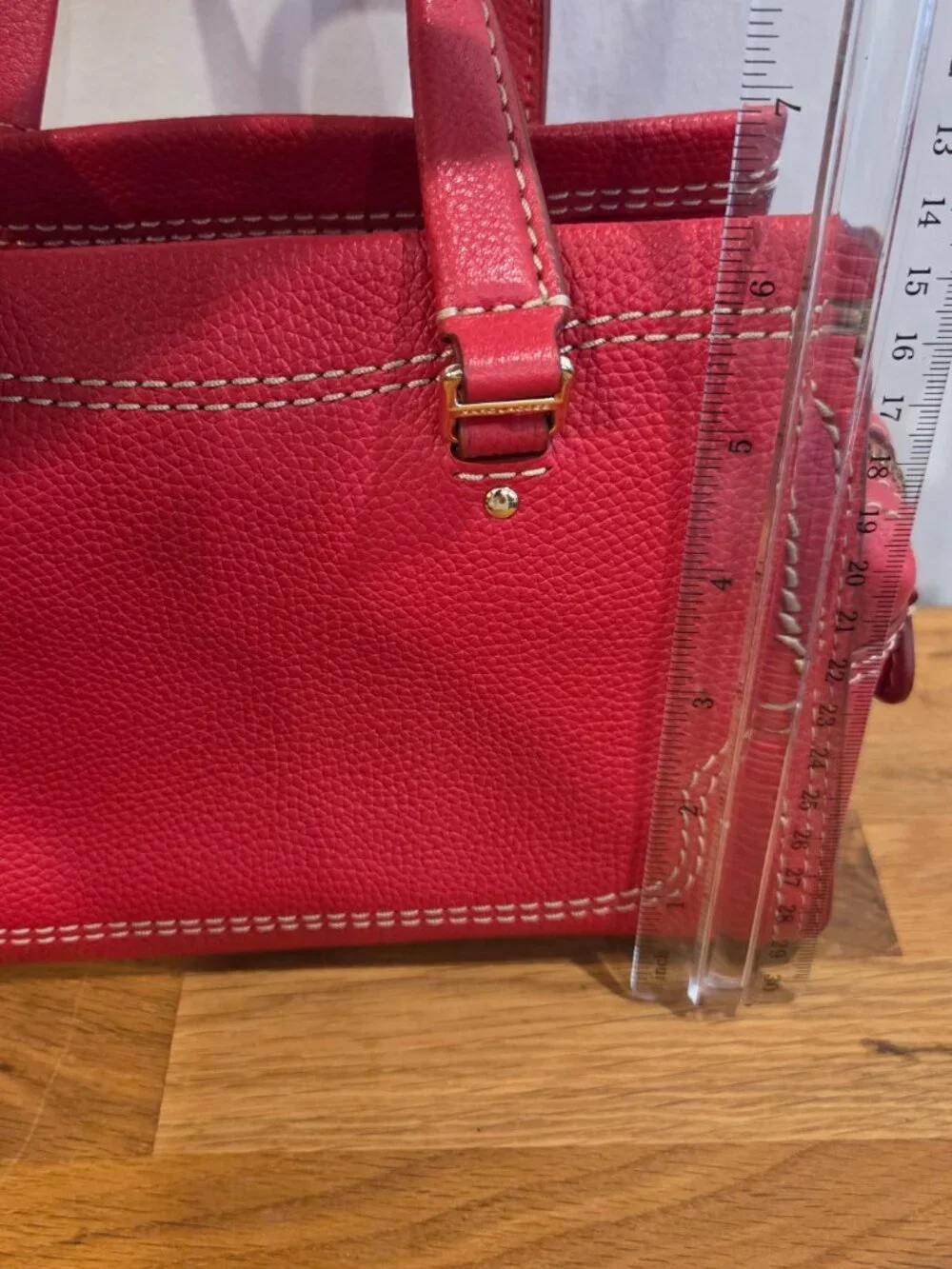 Marc Jacobs Mini Cruiser Satchel Red Leather Crossbody